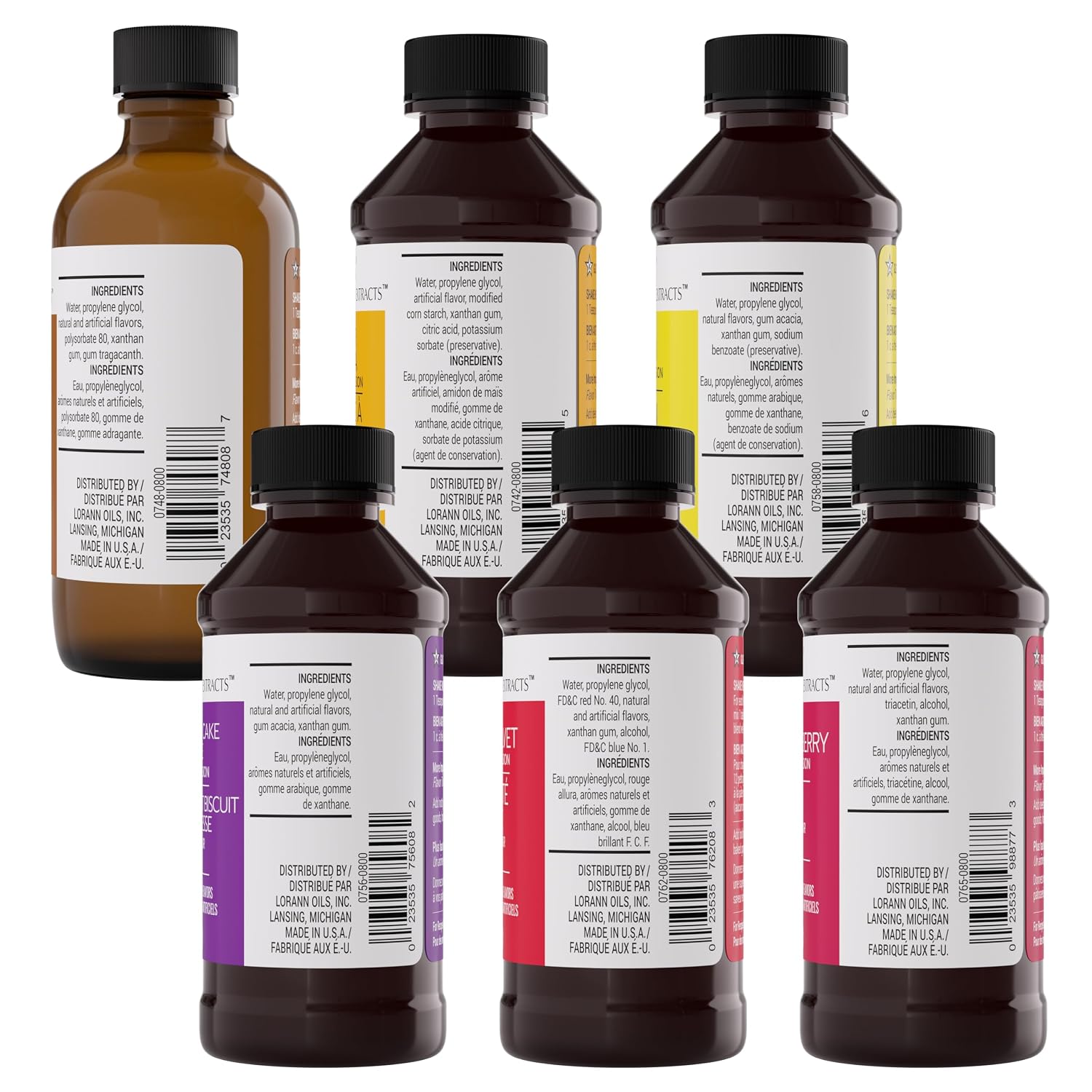 Lorann Oils Variety Bakery Emulsion: Multiple Flavors
