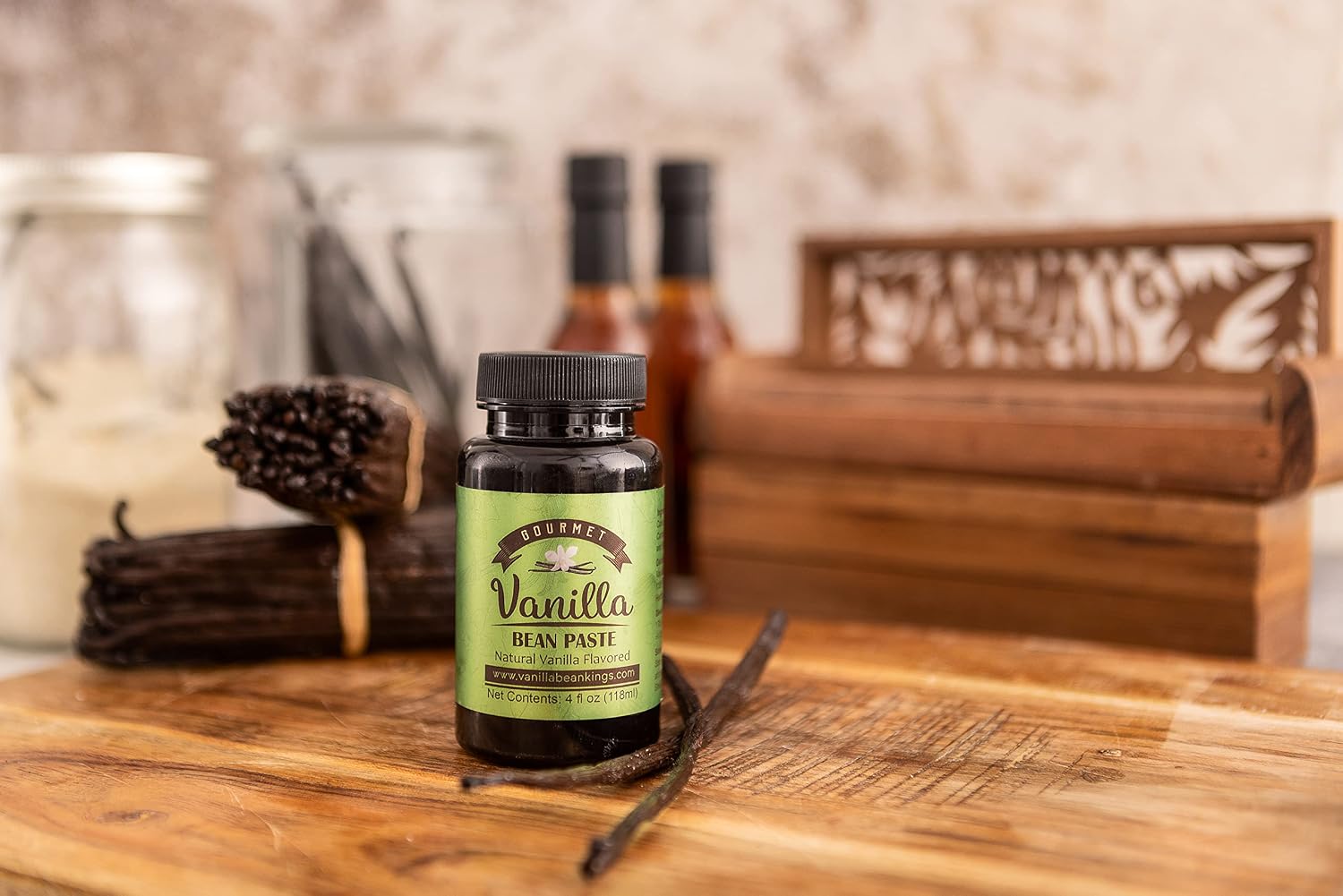 Vanilla Bean Paste for Baking and Cooking - Gourmet Madagascar Bourbon Blend made with Real Vanilla Seeds - 32 Ounces Vanilla 32 Fl Oz (Pack of 1)
